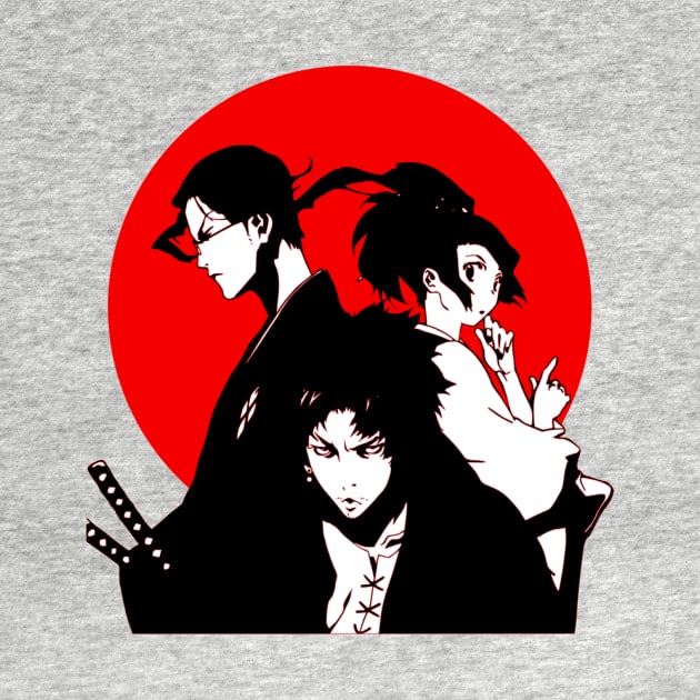 Samurai Champloo Mugen Jin and Fuu by OtakuPapercraft